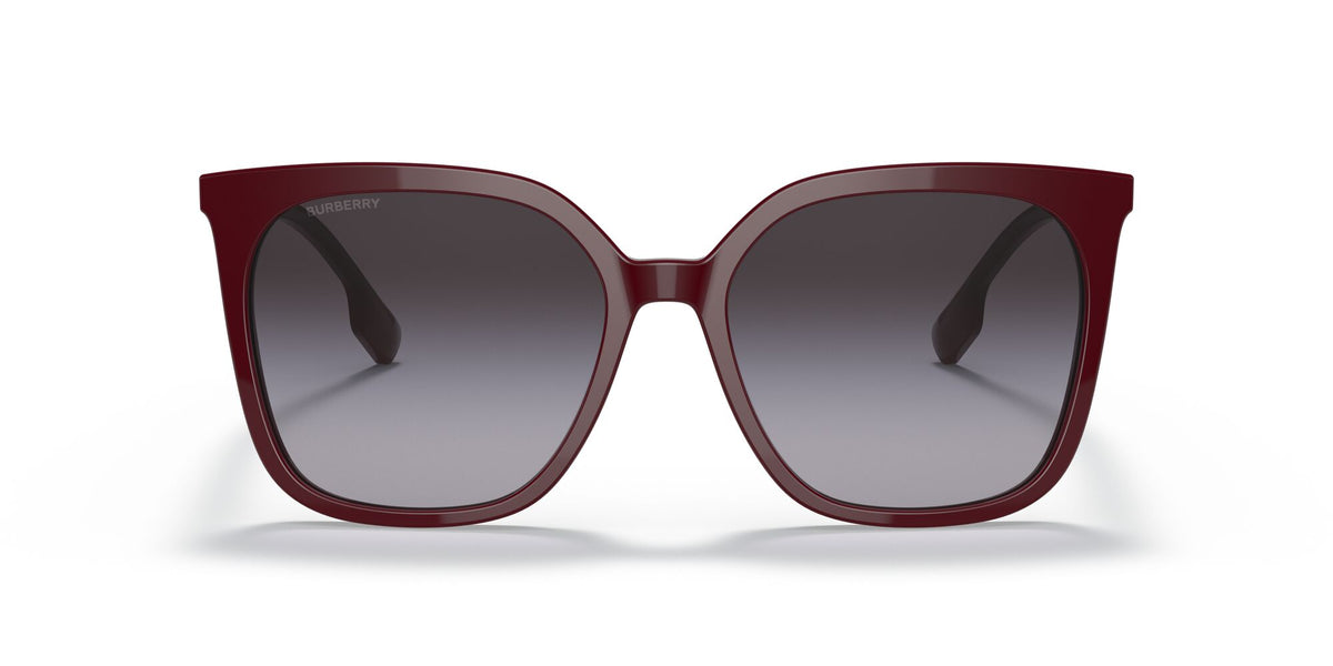 Burberry BE 4347F Bordeaux / Grey Gradient 56 / Plastic / Metal
