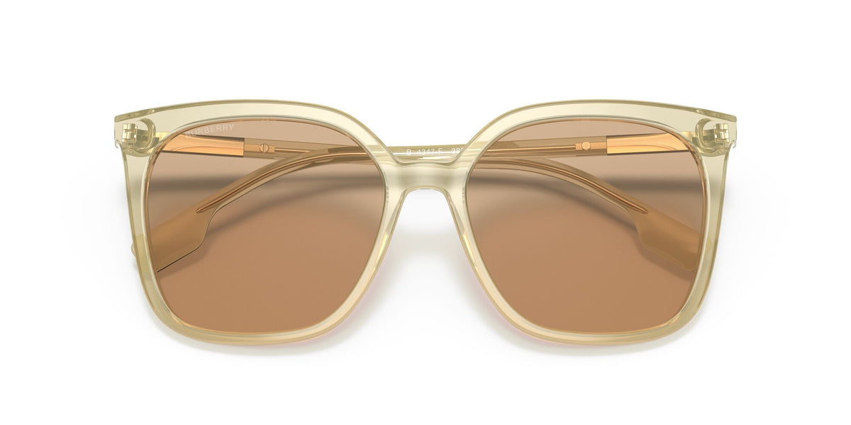 Burberry BE 4347F Yellow / Light Brown 56 / Plastic / Metal