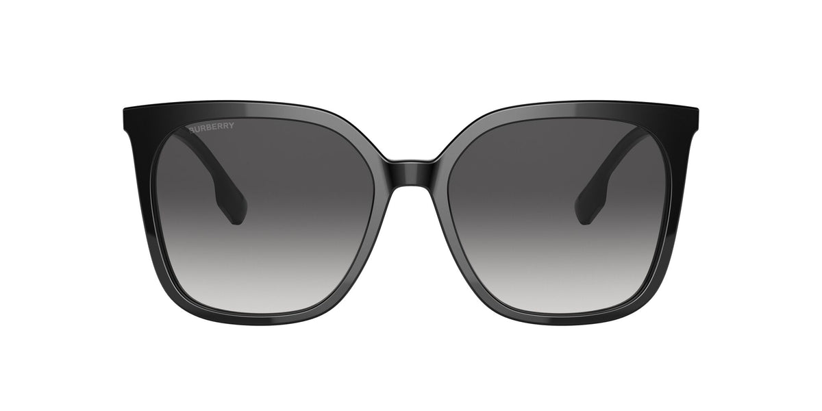 Burberry BE 4347 Black / Grey Gradient 56 / Plastic / Metal