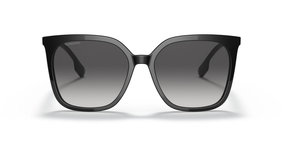 Burberry BE 4347 Black / Grey Gradient 56 / Plastic / Metal