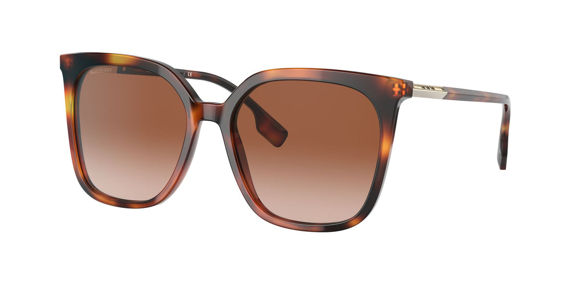 Burberry BE 4347 Light Havana / Brown Gradient 56 / Plastic / Metal