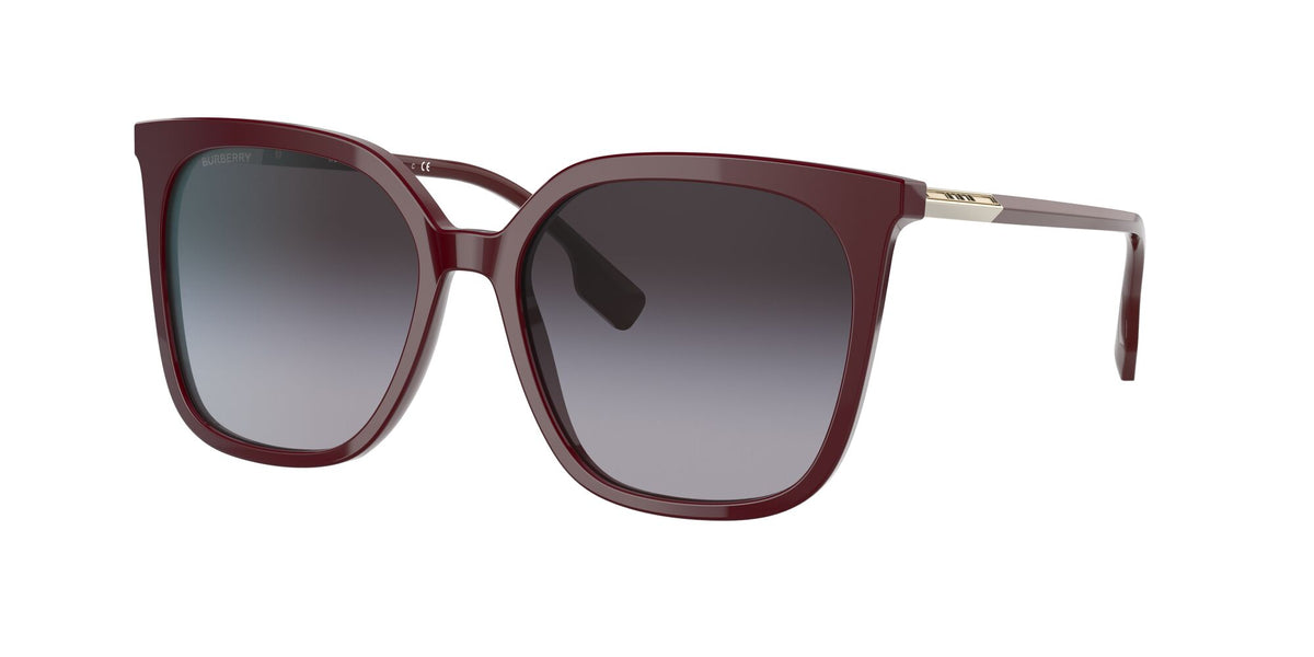 Burberry BE 4347 Bordeaux / Grey Gradient 56 / Plastic / Metal