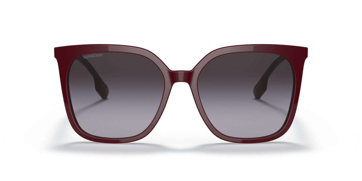 Burberry BE 4347 Bordeaux / Grey Gradient 56 / Plastic / Metal