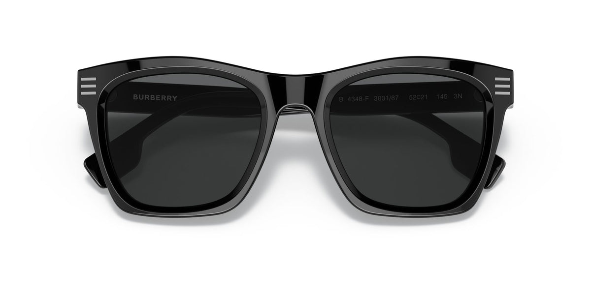 Burberry BE 4348F Black / Dark Grey 54 / Plastic / Plastic