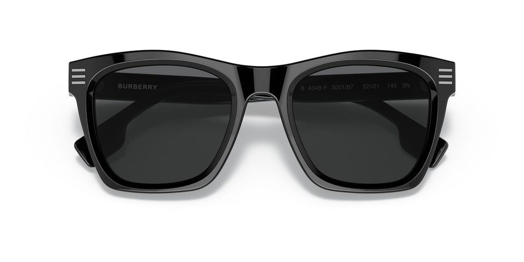 Burberry BE 4348F Black / Dark Grey 54 / Plastic / Plastic