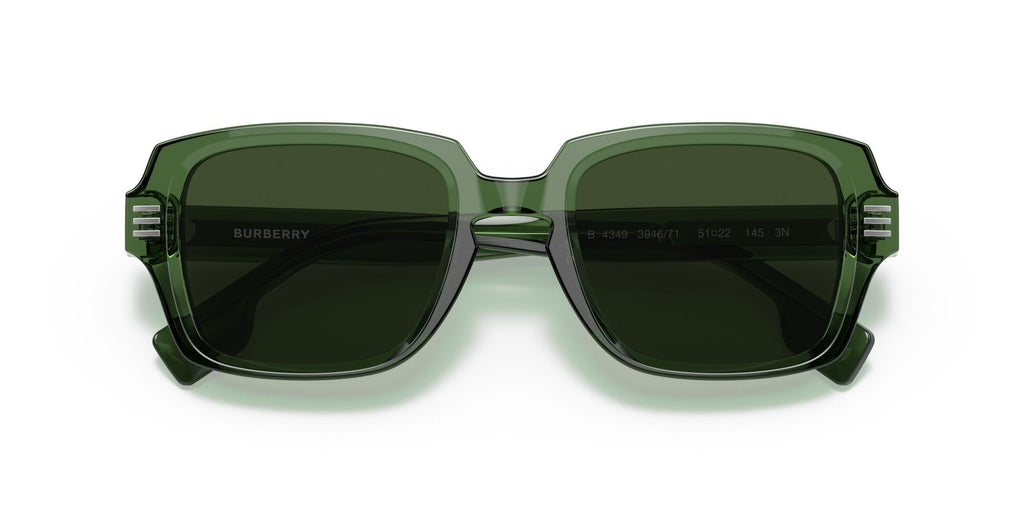 Burberry Eldon 0BE4349 394671 51 Green Lens / Dark Green Lens 51 / Plastic / Plastic