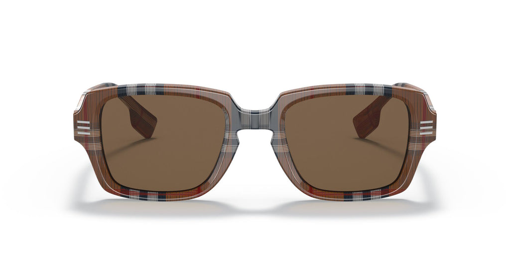 Burberry BE 4349 Brown Check / Dark Brown 51 / Plastic / Plastic