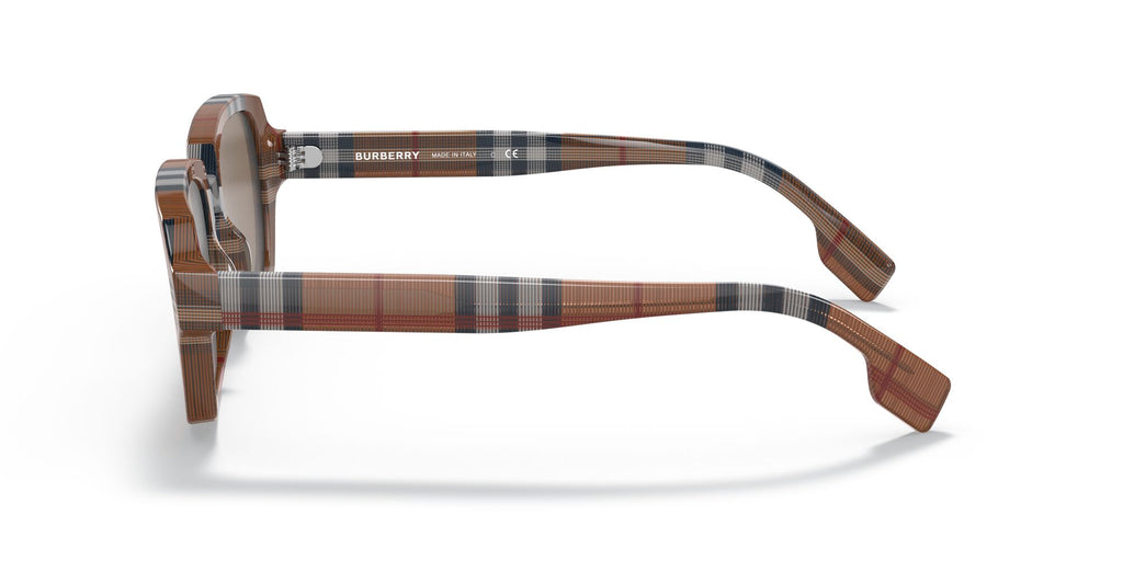 Burberry BE 4349 Brown Check / Dark Brown 51 / Plastic / Plastic