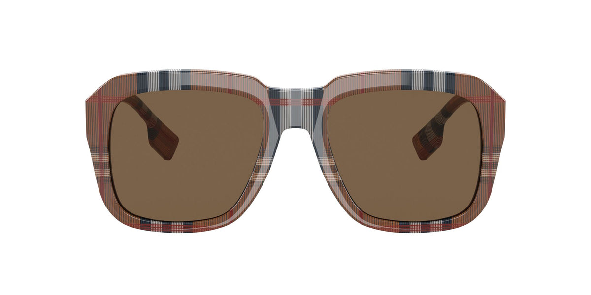 Burberry BE 4350 Brown Check / Dark Brown 55 / Plastic / Plastic
