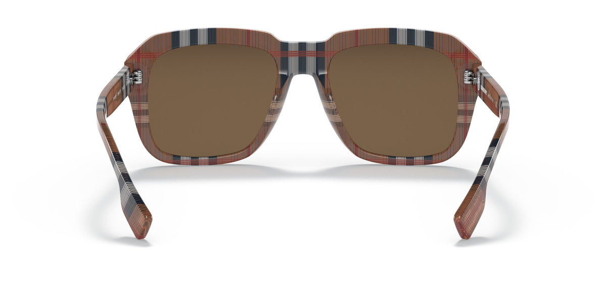 Burberry BE 4350 Brown Check / Dark Brown 55 / Plastic / Plastic