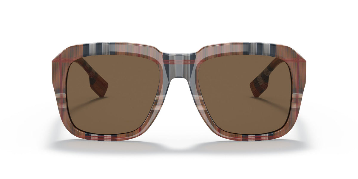 Burberry BE 4350 Brown Check / Dark Brown 55 / Plastic / Plastic