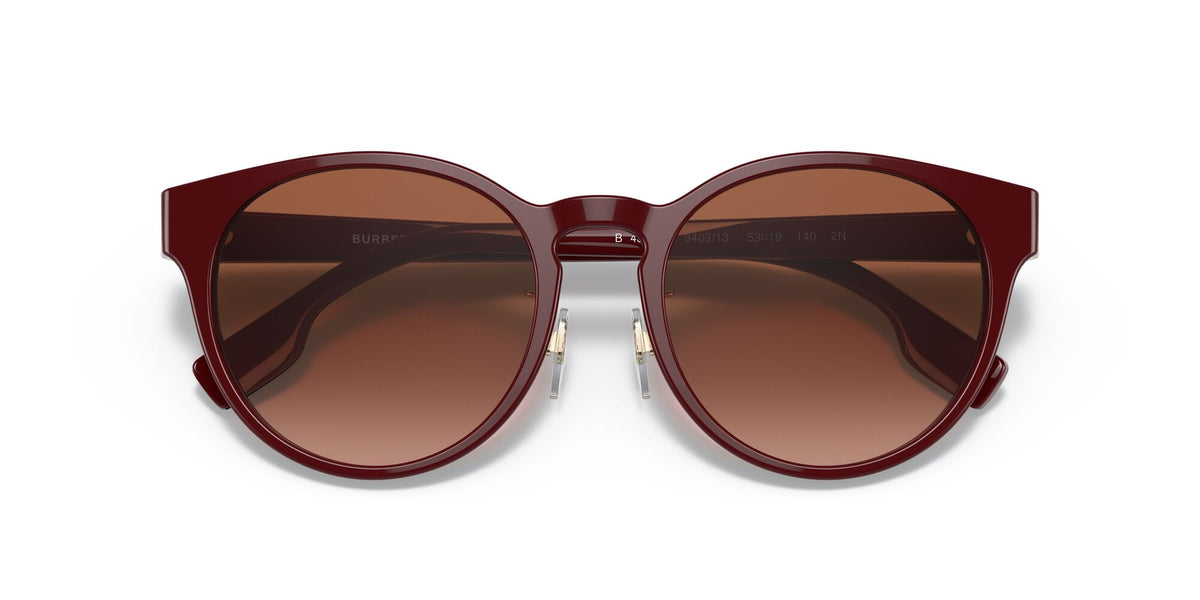 Burberry BE 4351D Bordeaux / Brown Gradient 53 / Plastic / Plastic