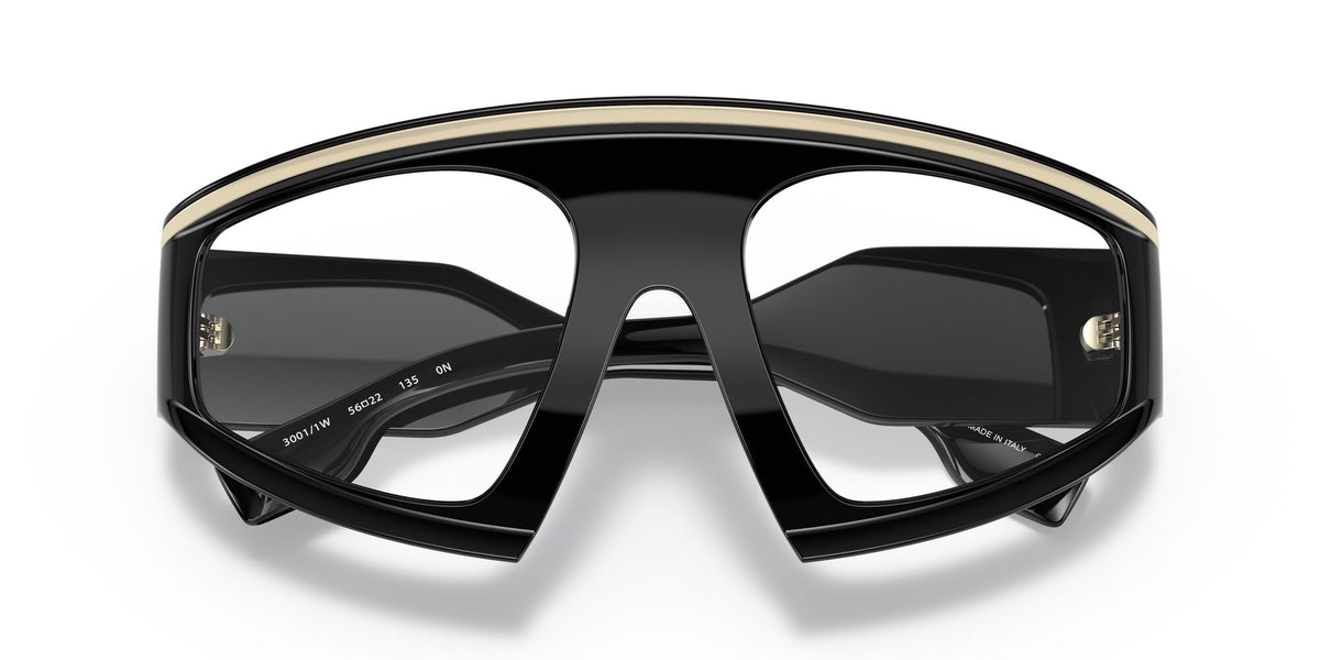 Burberry BE 4353 Black / Clear 56 / Plastic / Plastic