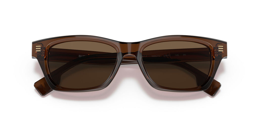 Burberry BE 4357F Brown / Dark Brown 53 / Plastic / Plastic