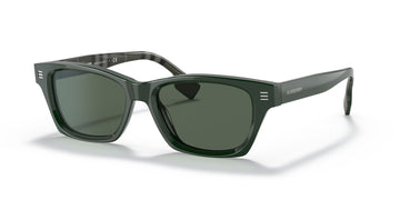 Burberry BE 4357F Green / Dark Green 53 / Plastic / Plastic