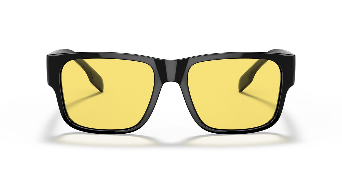 Burberry Knight 0BE4358 300185 57 Black / Yellow 57 / Plastic / Plastic
