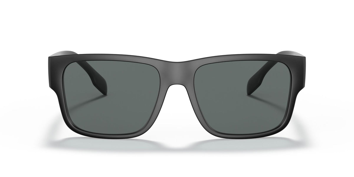 Burberry Knight 0BE4358 346481 57 Matte Black 
Polarised Dark Grey 57 
Plastic 
Plastic