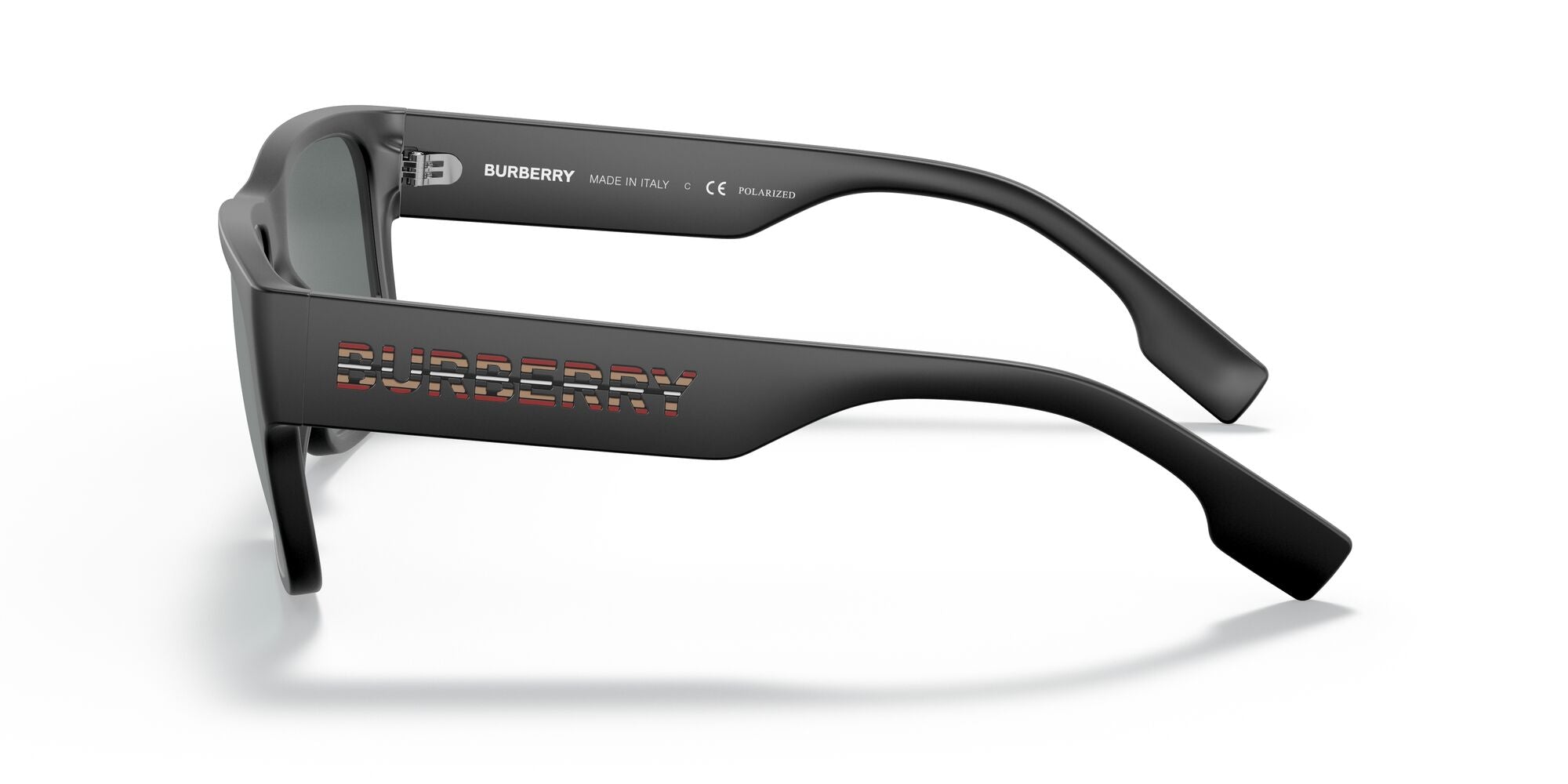 NWT Burberry 0BE4358-346481 Black Rectangle 57mm Sunglasses Burberry KNIGHT BE 4358 Matte Black/Grey 57/18/145 men  main image 2