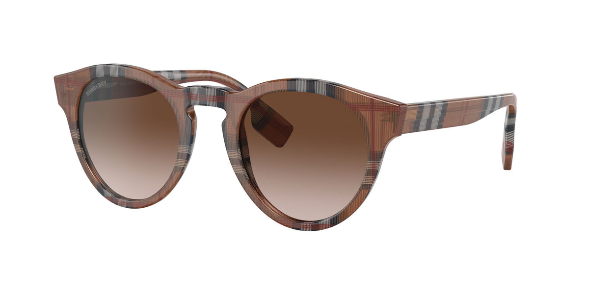 Burberry BE 4359 Check Brown / Brown Gradient 49 / Plastic / Plastic