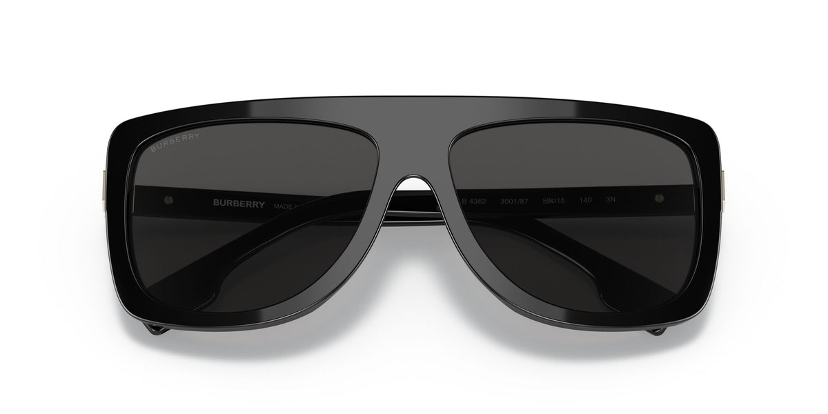 Burberry BE 4362 Black / Dark Grey 59 / Plastic / Plastic