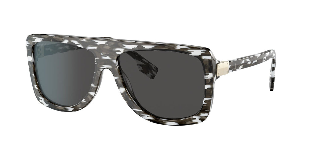 Burberry BE 4362 White/Black / Dark Grey 59 / Plastic / Plastic