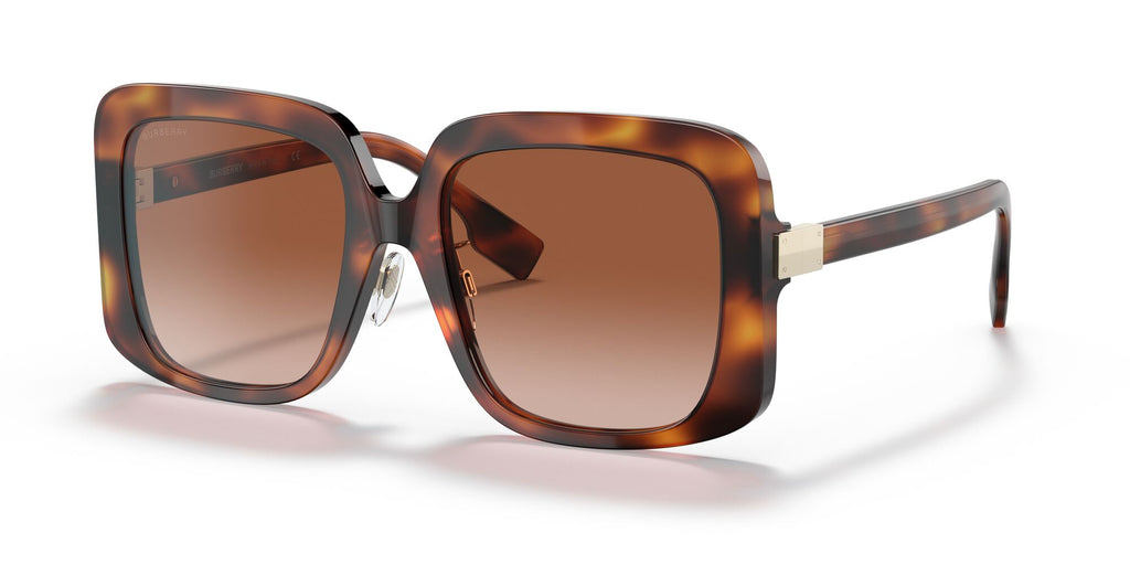 Burberry BE 4363F Light Havana / Brown Gradient 55 / Plastic / Plastic