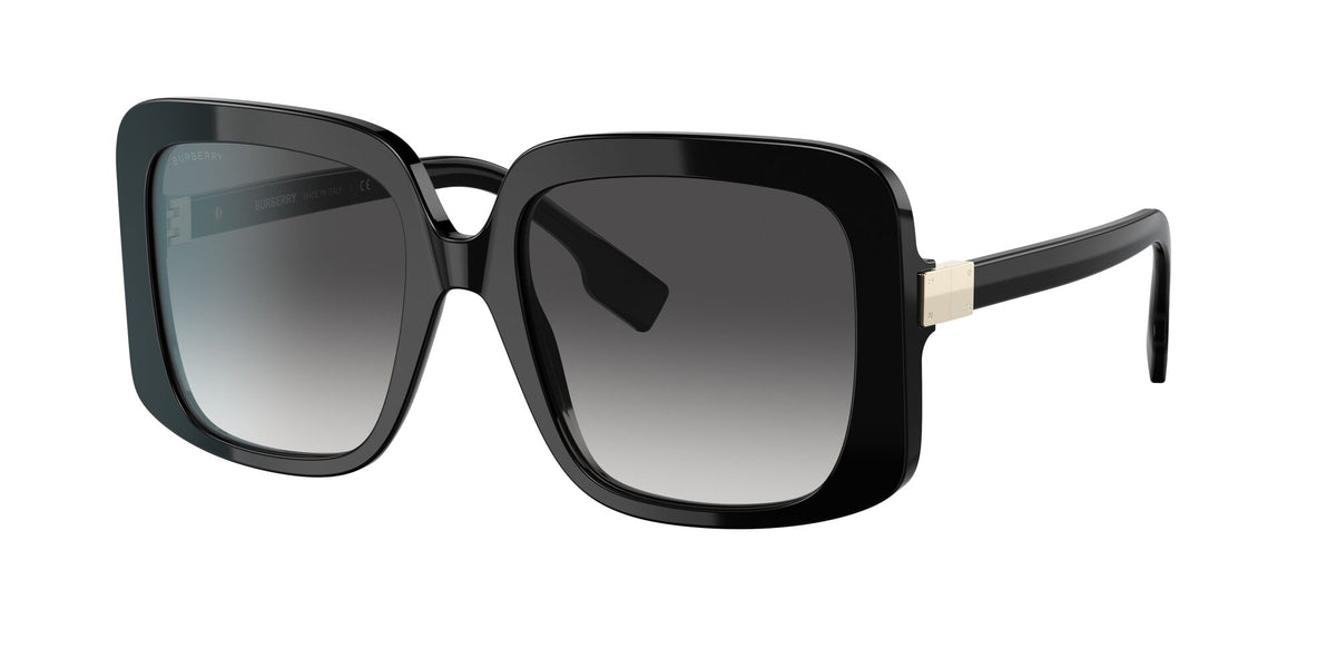 Burberry BE 4363 Black / Grey Gradient 55 / Plastic / Plastic