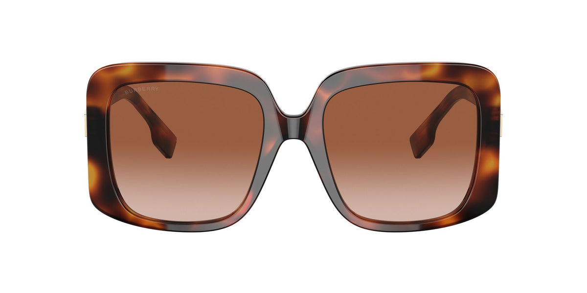 Burberry BE 4363 Light Havana / Brown Gradient 55 / Plastic / Plastic