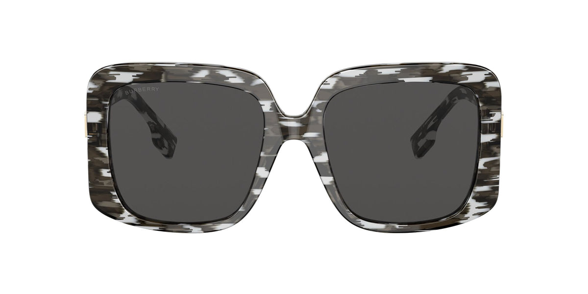 Burberry BE 4363 White/Black / Dark Grey 55 / Plastic / Plastic