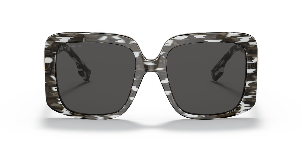 Burberry BE 4363 White/Black / Dark Grey 55 / Plastic / Plastic