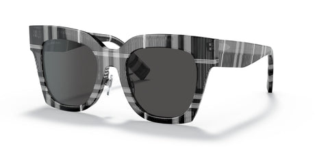 Burberry BE 4364F Check White/Black / Dark Grey 51 / Plastic / Plastic