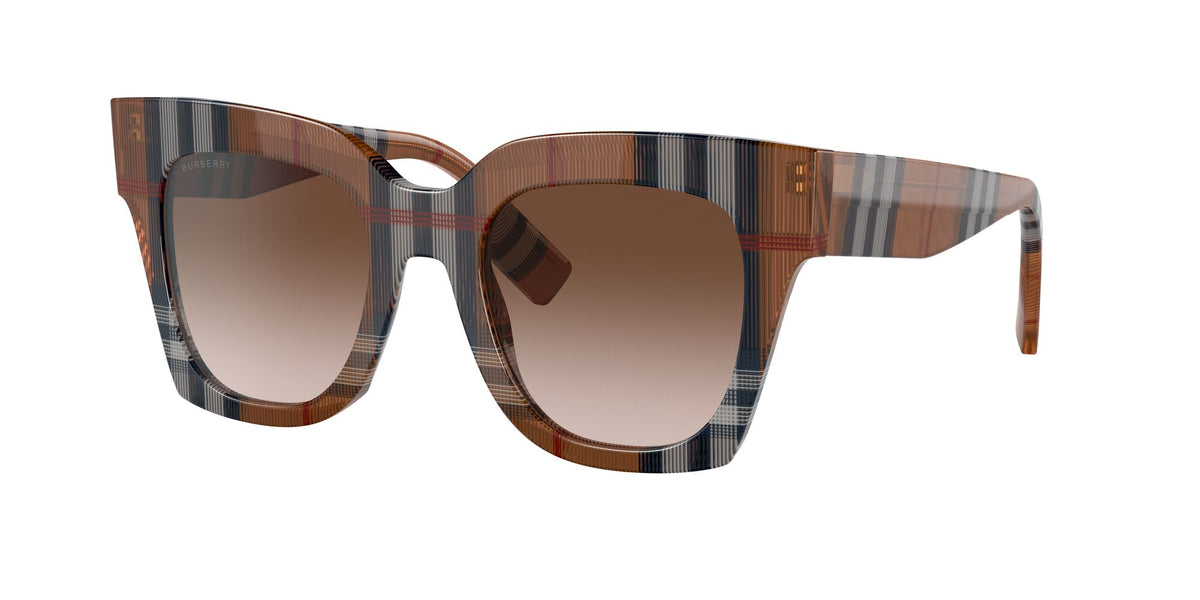 Burberry Kitty 0BE4364 396713 49 Brown Check / Brown Gradient 49 / Plastic / Plastic