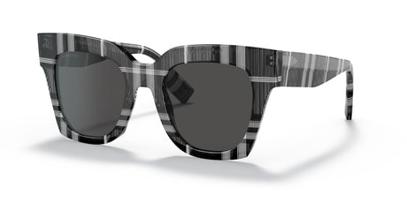 Burberry BE 4364 Check White/Black / Dark Grey 49 / Plastic / Plastic
