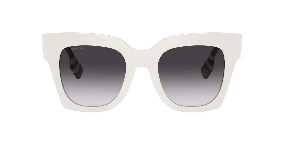 Burberry BE 4364 White / Grey Gradient 49 / Plastic / Plastic