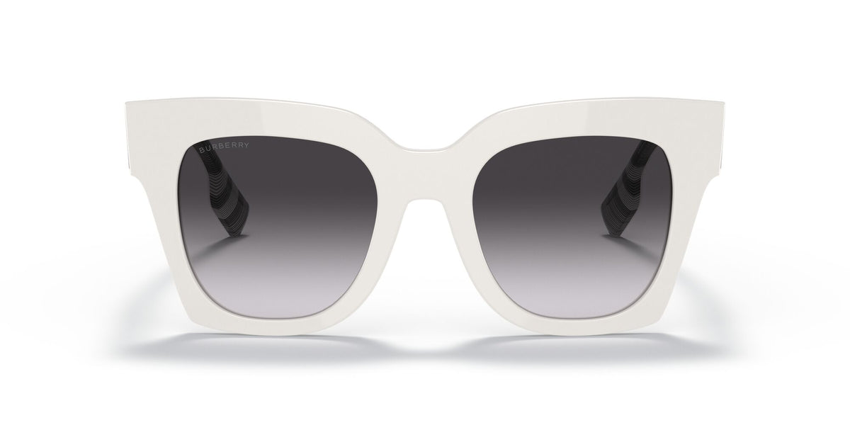 Burberry BE 4364 White / Grey Gradient 49 / Plastic / Plastic