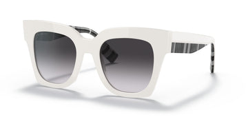 Burberry BE 4364 White / Grey Gradient 49 / Plastic / Plastic