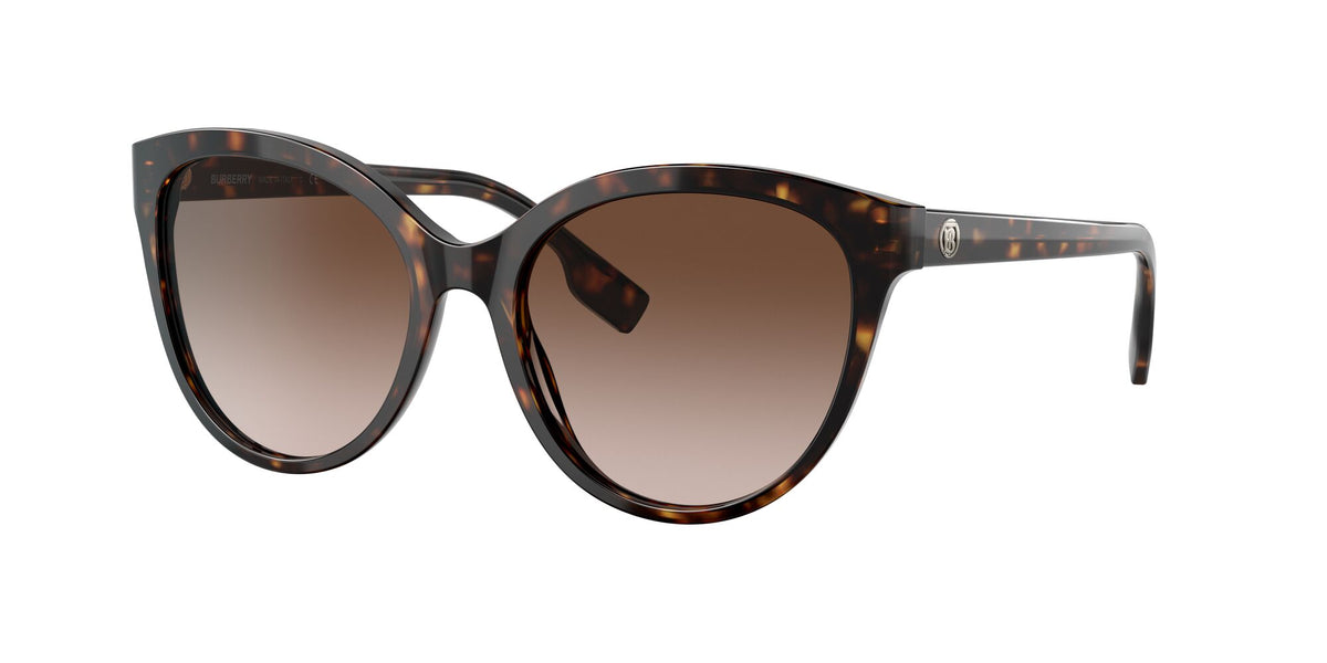 Burberry BE 4365 Dark Havana / Brown Gradient 55 / Plastic / Plastic