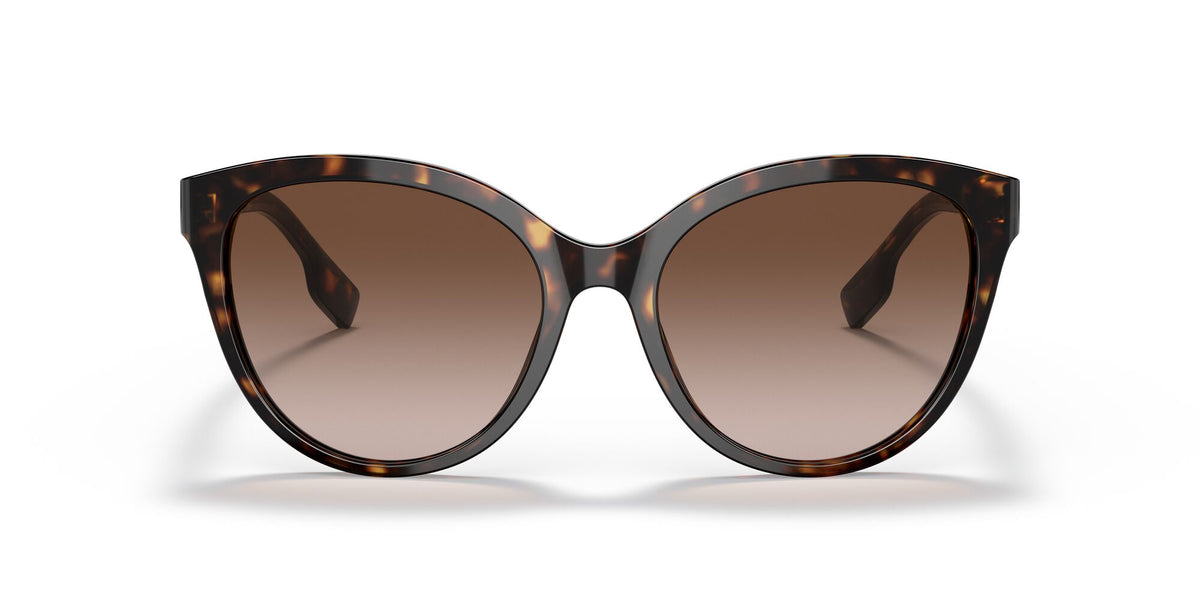 Burberry BE 4365 Dark Havana / Brown Gradient 55 / Plastic / Plastic