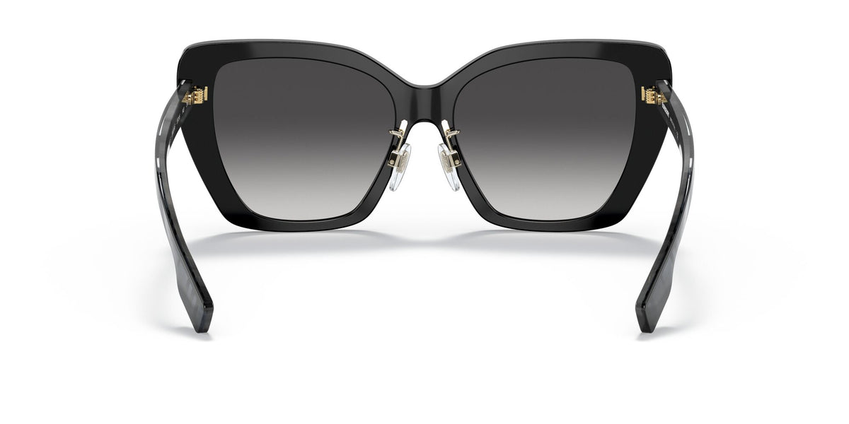 Burberry BE 4366F Black / Grey Gradient 55 / Plastic / Plastic