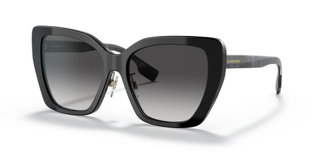 Burberry BE 4366F Black / Grey Gradient 55 / Plastic / Plastic