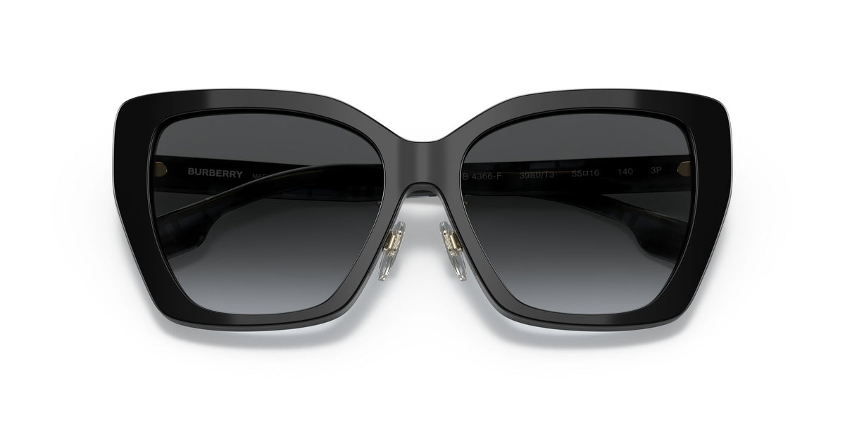 Burberry BE 4366F Black 
Polar Grey Gradient 55 
Plastic 
Plastic