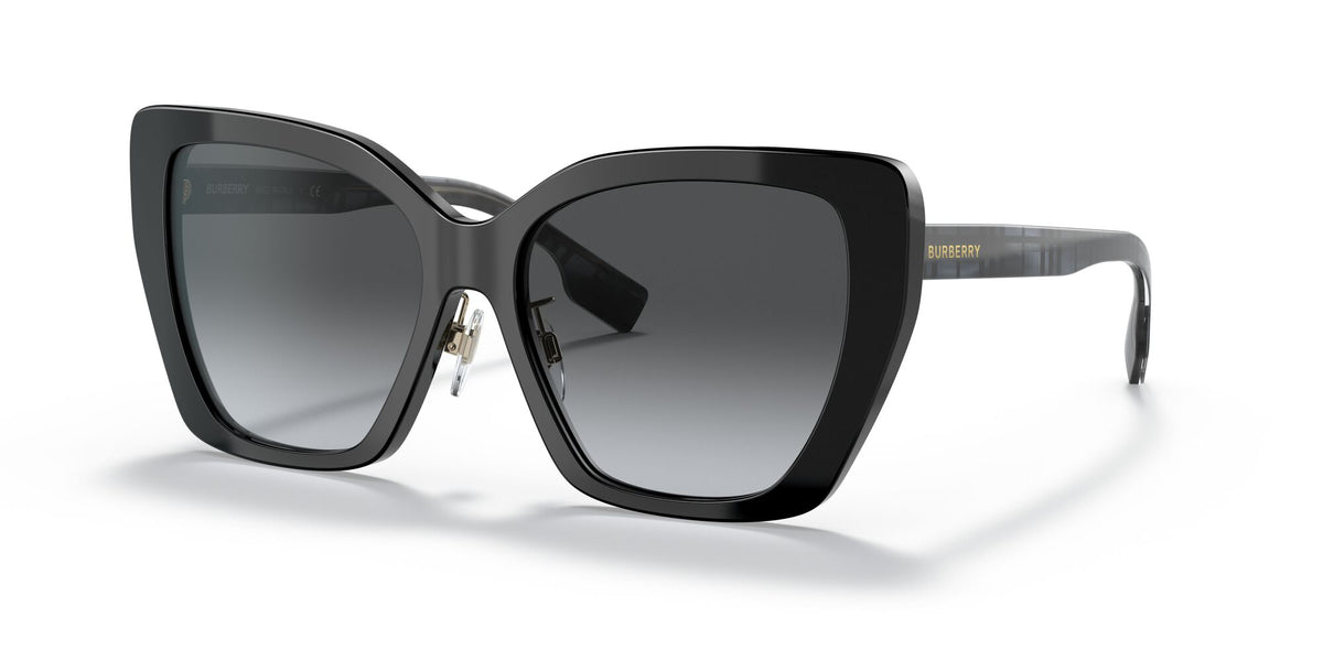 Burberry BE 4366F Black 
Polar Grey Gradient 55 
Plastic 
Plastic
