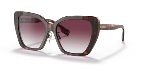 Burberry BE 4366F Top Check/Red Havana / Violet Gradient 55 / Plastic / Plastic
