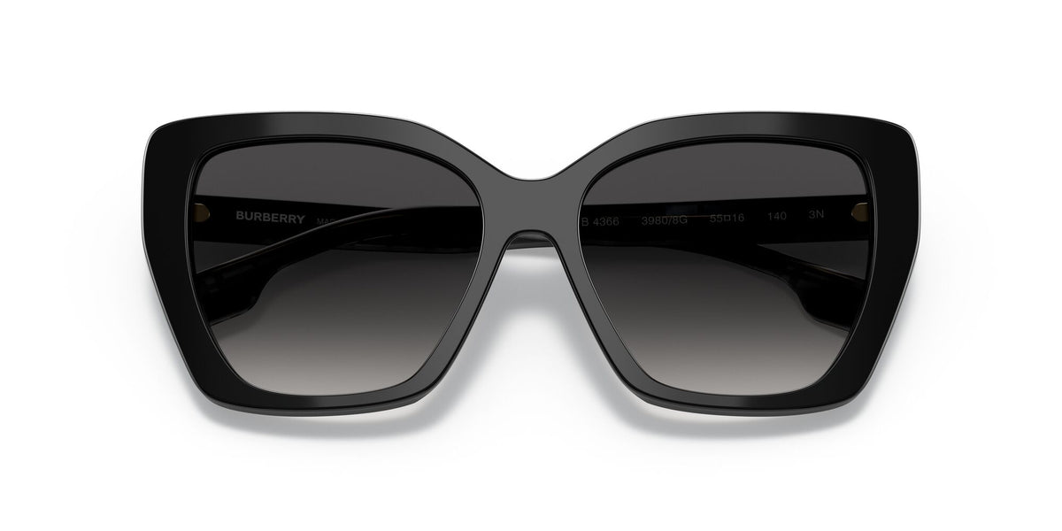 Burberry Tamsin 0BE4366 39808G 55 Black / Grey Gradient 55 / Plastic / Plastic