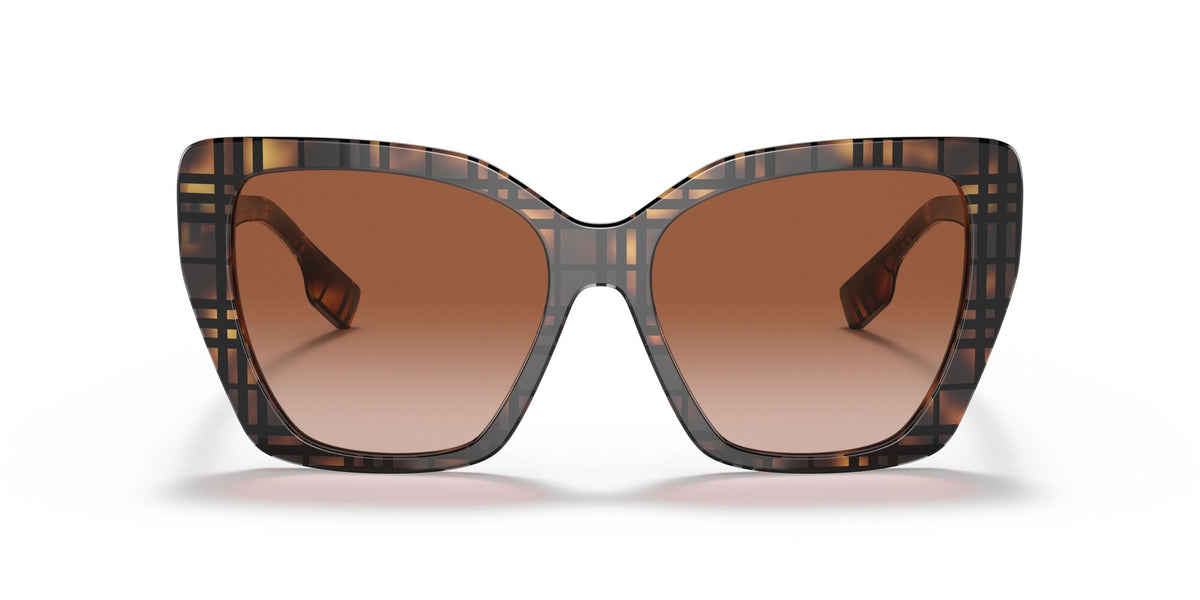 Burberry BE 4366 Top Check/Havana / Brown Gradient 55 / Plastic / Plastic