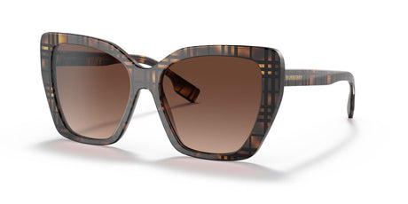 BE 4366 Burberry Tamsin Top Check/Havana 
Brown Gradient Polarised 55 55 
Cr39 
Acetate 
Acetate