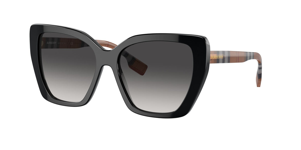 BE 4366 Burberry Tamsin Black / Gradient Grey 55 55 / Polyamide / Acetate / Acetate