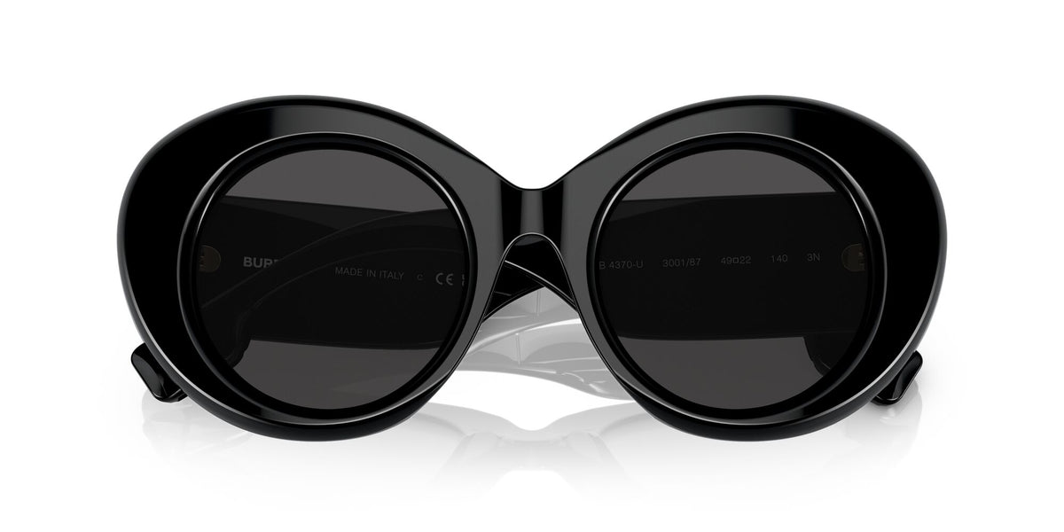 Burberry Margot 0BE4370U 300187 49 Black / Dark Grey 49 / Plastic / Plastic
