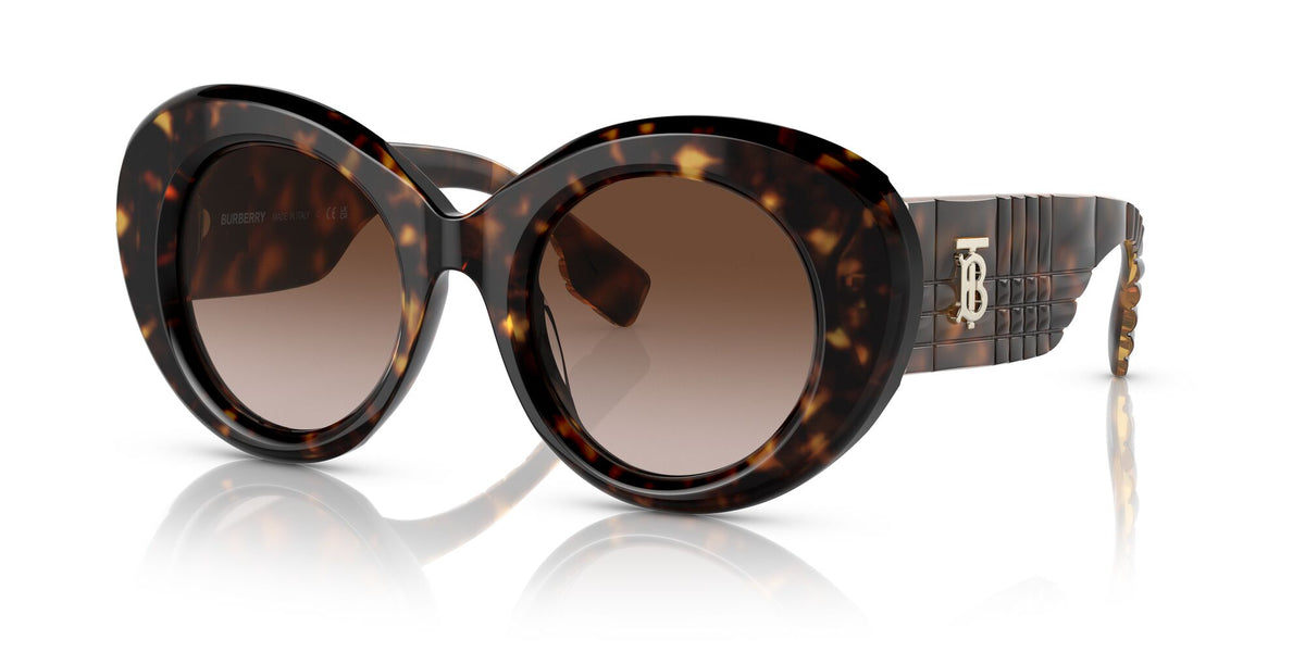 Burberry Margot 0BE4370U 300213 49 Dark Havana / Brown Gradient 49 / Plastic / Plastic