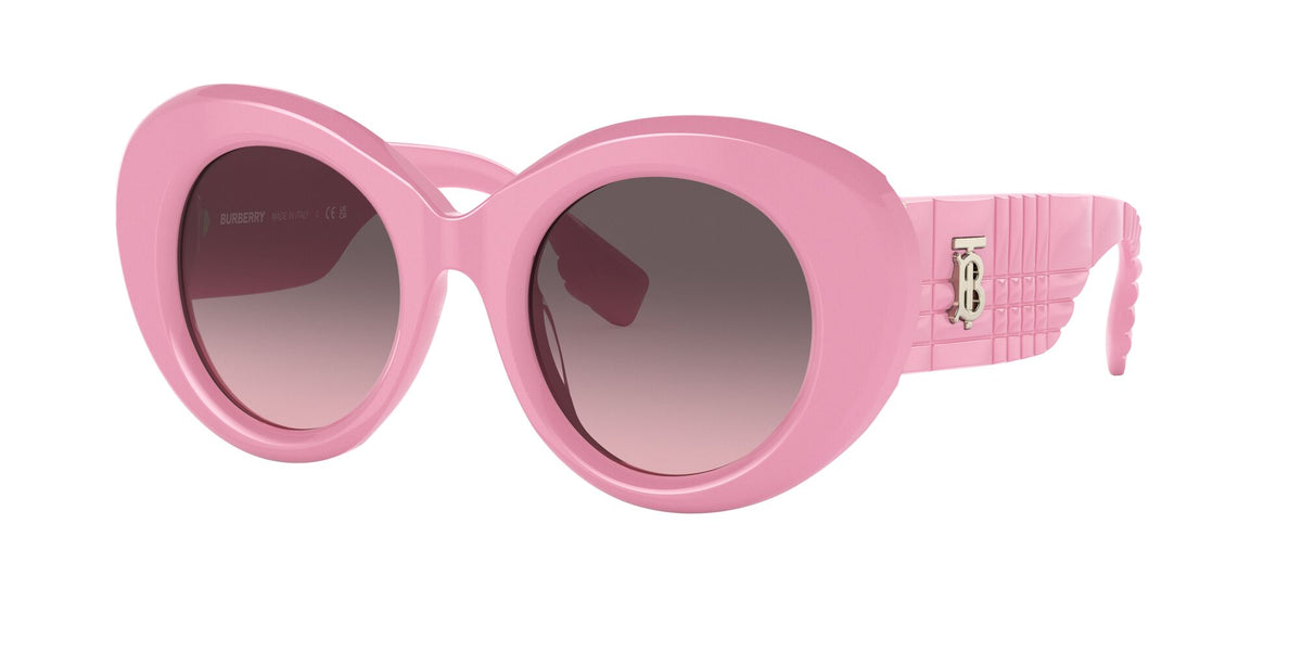 Burberry BE 4370U Pink / Rose Gradient Grey 49 / Plastic / Plastic